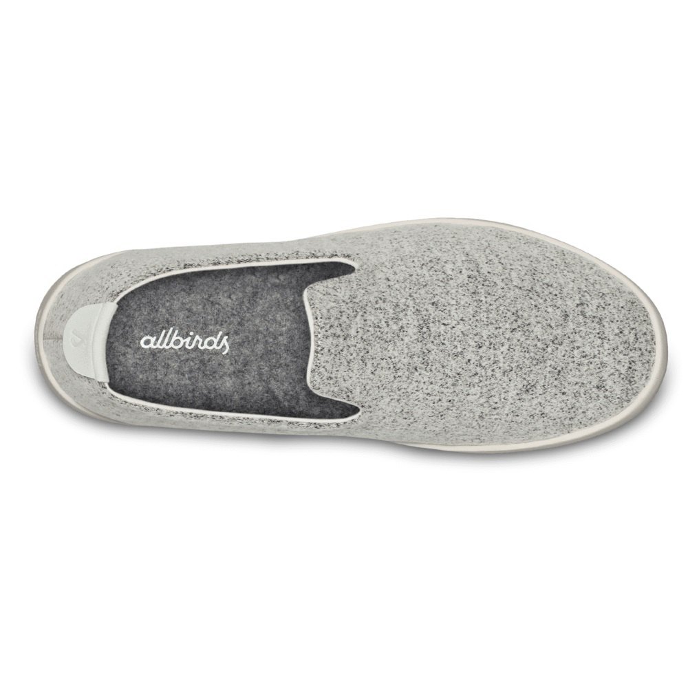 Allbirds Men\'s Slip-Ons Grey - Wool Loungers - 05647DAOJ